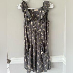 Pins and needles urban outfitters women,‎ gray floral dress size small